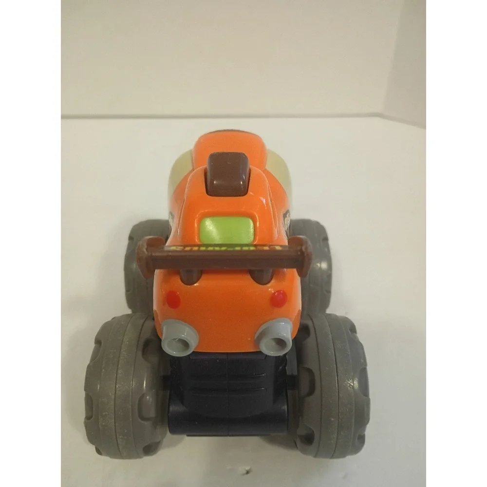 Leopard Monster Truck Toy Orange Chomping Jaw Action Kids Vehicle